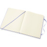Блокнот MOLESKINE CLASSIC XLARGE линейка, голубая гортензия QP090B42